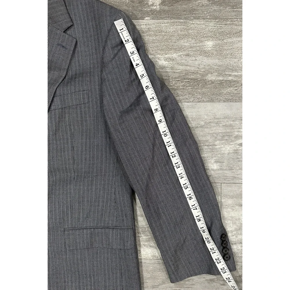 Ralph Lauren Mens 2 Button Blazer Silk Wool Blend Size 40R Macy's Store